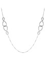 Collana Donna Brosway BBN19 Ribbon in Acciaio Silver con Cristalli e Infinito