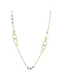 Collana Donna Brosway BBN18 Ribbon in Acciaio Pvd Oro con Cristalli e Infinito