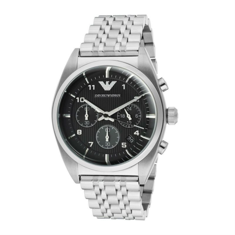 Men's Chronograph Watch Emporio Armani 42mm AR0373 Men's Chronograph Watch Emporio Armani 42mm AR0373