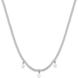 Collana Donna Tennis Brosway Desideri BEIN004 in Acciaio Silver con Stelle