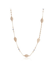 Collana Donna Brosway Tailor BIL04 in Acciaio Pvd Oro Rosa con Perle