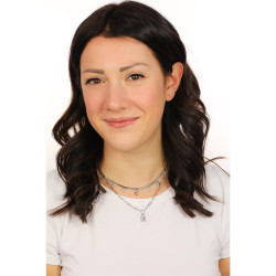 Collana da Donna Brosway Chant a Doppio Filo BAH47 Pendenti Lucchetto Silver