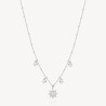 Collana Donna Brosway Chakra BHKN078 in Acciaio Silver con Stella e Cristalli