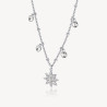 Collana Donna Brosway Chakra BHKN078 in Acciaio Silver con Stella e Cristalli