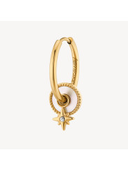 Mono Orecchino Donna Brosway BHKE124 in Acciaio Pvd Oro con Stella