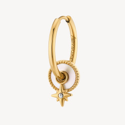 Mono Orecchino Donna Brosway BHKE124 in Acciaio Pvd Oro con Stella