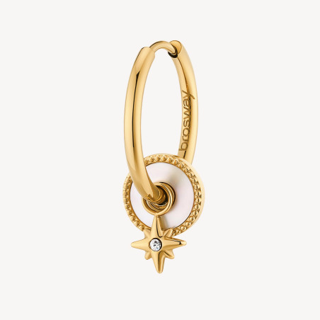 Mono Orecchino Donna Brosway BHKE124 in Acciaio Pvd Oro con Stella