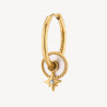 Mono Orecchino Donna Brosway BHKE124 in Acciaio Pvd Oro con Stella