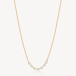 Collana Donna Brosway Symphonia BYM132 in Acciaio Pvd Oro con Cristalli