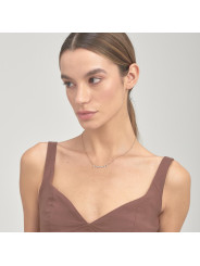 Collana Donna Brosway Symphonia BYM132 in Acciaio Pvd Oro con Cristalli