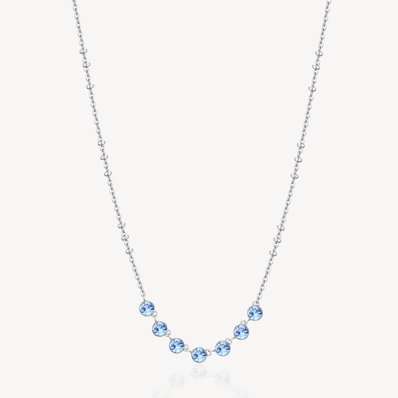 Collana Donna Brosway Symphonia BYM134 in Acciaio Silver con Cristalli Azzurri Collana Donna Brosway Symphonia BYM134 in Acciaio Silver con Cristalli Azzurri