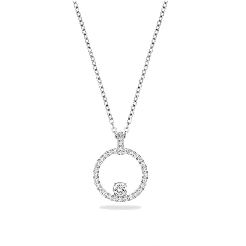 Collana Donna Liujo LJ2522 in Acciaio 3161l Silver Ciondolo Cerchio con Zirconi Collana Donna Liujo LJ2522 in Acciaio 3161l Silver Ciondolo Cerchio con Zirconi