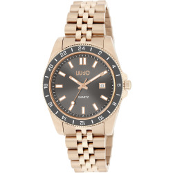 LiuJo Company TLJ1751 Men's Only Time Watch in Rose Gold Steel