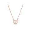 Collana Donna Liujo LJ2506 in Acciaio 3161l Pvd Oro Rosa con Ciondolo centrale e Zirconi