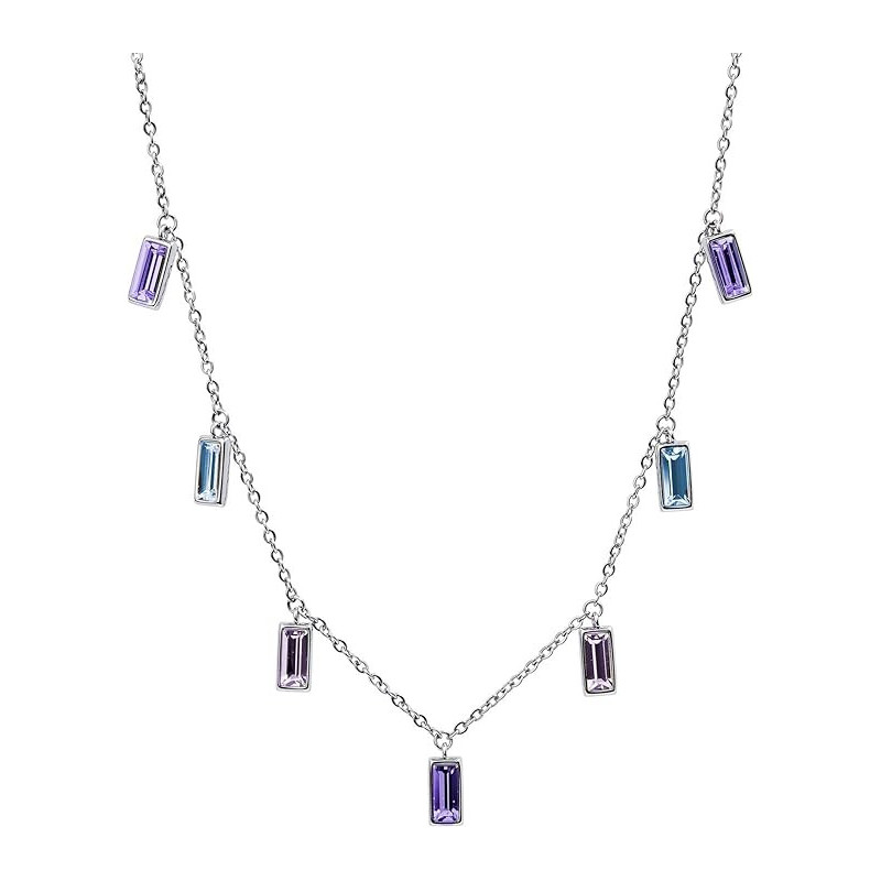 Collana da Donna in acciaio 316L BYM02 Brosway con Pendenti Viola Collana da Donna in acciaio 316L BYM02 Brosway con Pendenti Viola