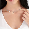 Collana da Donna in acciaio 316L BYM02 Brosway con Pendenti Viola