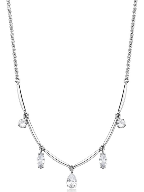 Collana Donna Brosway Affinity BFF180 in Acciaio Silver con Pendenti