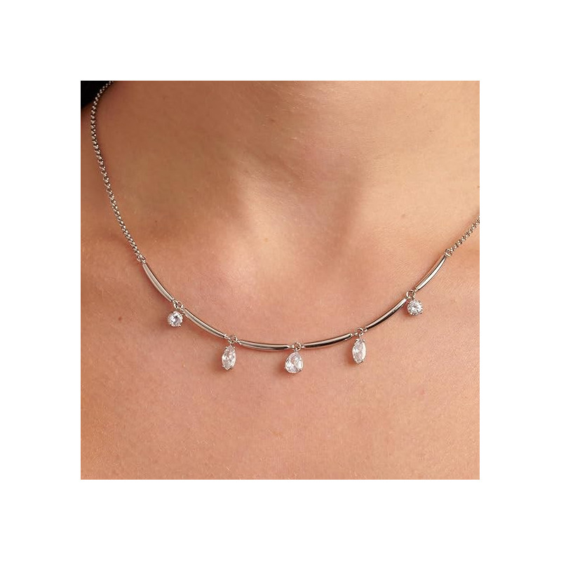 Collana Donna Brosway Affinity BFF180 in Acciaio Silver con Pendenti