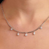 Collana Donna Brosway Affinity BFF180 in Acciaio Silver con Pendenti