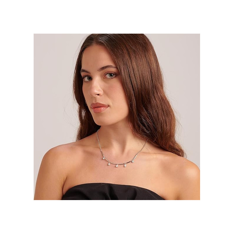 Collana Donna Brosway Affinity BFF180 in Acciaio Silver con Pendenti