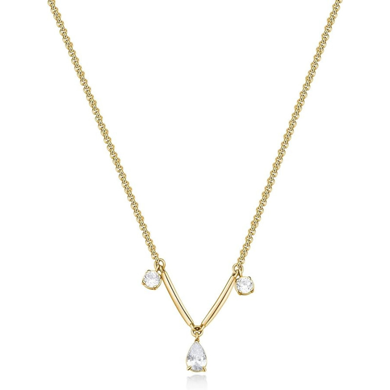 Collana Donna Brosway BFF179 Affinity in Acciaio Pvd Oro Giallo con Cristalli Collana Donna Brosway BFF179 Affinity in Acciaio Pvd Oro Giallo con Cristalli
