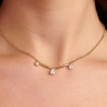 Collana Donna Brosway BFF179 Affinity in Acciaio Pvd Oro Giallo con Cristalli
