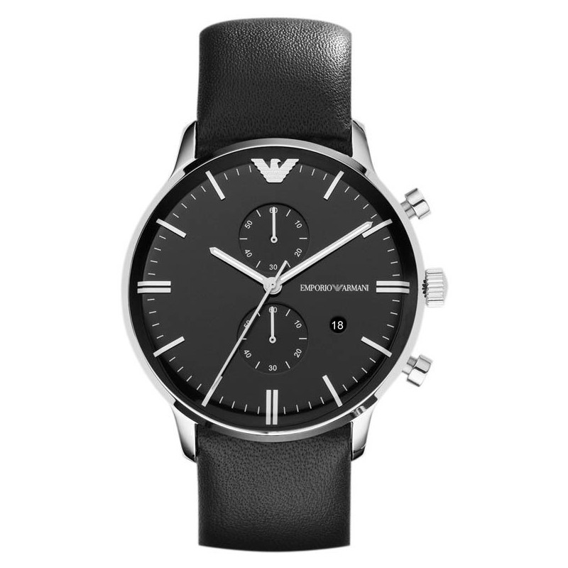 Men's Chronograph Watch Emporio Armani 43mm AR0397 Men's Chronograph Watch Emporio Armani 43mm AR0397