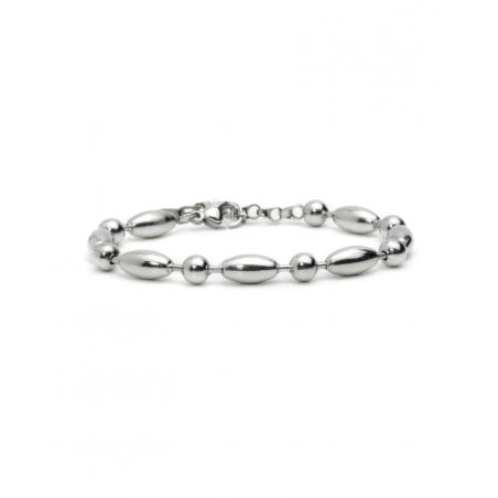 Bracciale Donna Marlù Namastè 13BR091-M in Acciaio Colore Argento