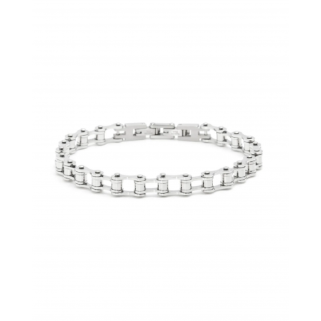 Bracciale Uomo Marlù Man Trandy 4BR1785B Catena in Acciaio Colore Argento