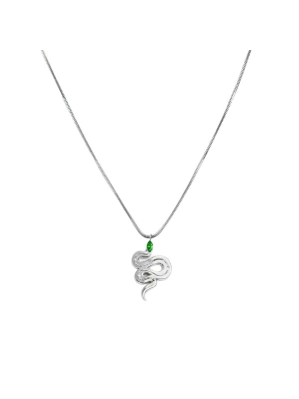 Collana Donna Marlù 33CN0018-V In Acciaio Silver con Serpente Pendente