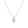 Collana Donna Marlù 33CN0018-V In Acciaio Silver con Serpente Pendente