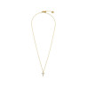 Collana Donna Marlù 31CN0005G-W Croce Pendente in Acciaio Oro e ZIrconi