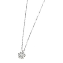 Collana Donna Marlù 18CN047 in Acciaio Silver Zampina