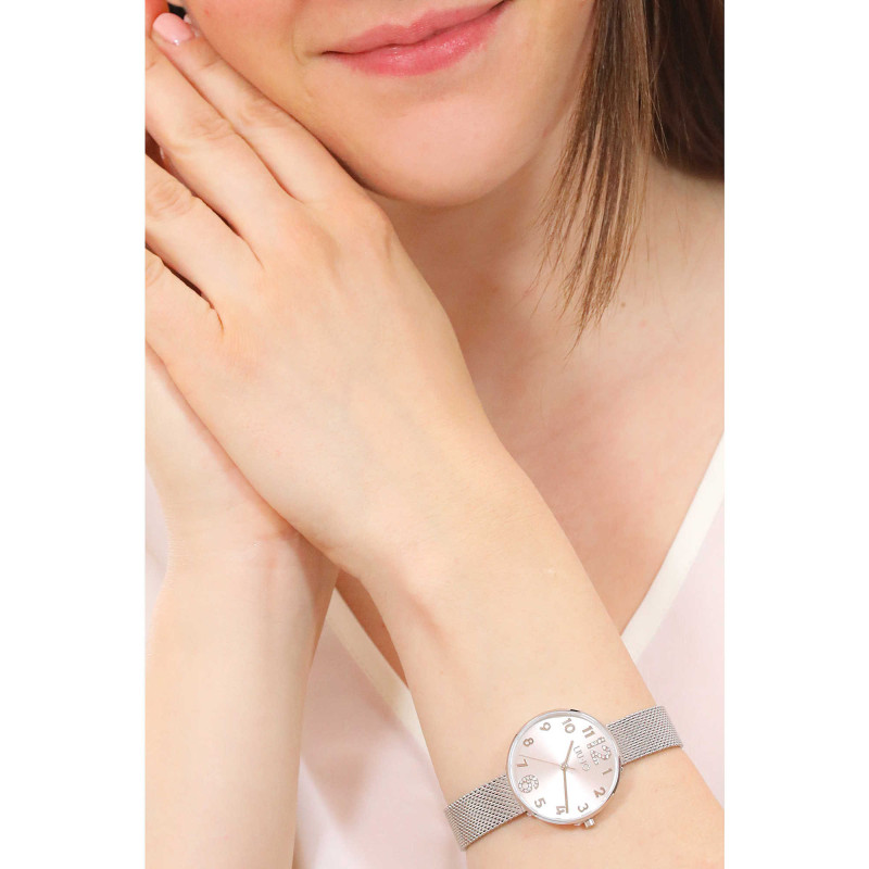 Solo Tempo Women's Watch LiuJo Complicity TLJ2018 in grey steel