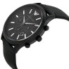 Orologio Cronografo Uomo Emporio Armani AR2461 Cinturino Pelle Cassa Nero