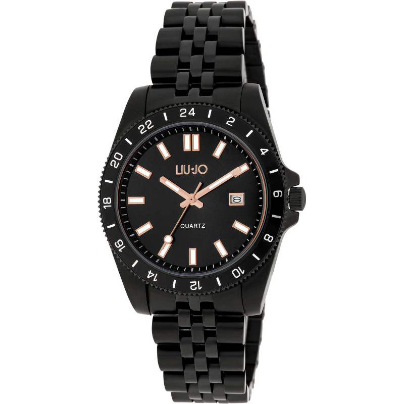 Orologio Solo Tempo Uomo LiuJo Company TLJ1750 in Acciaio Nero