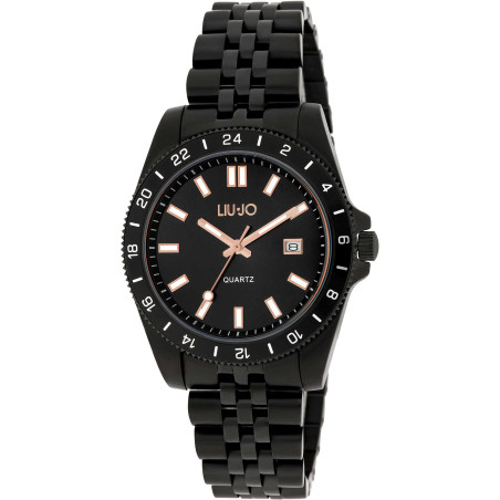 Orologio Solo Tempo Uomo LiuJo Company TLJ1750 in Acciaio Nero