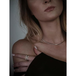 Collana Donna Daniel Wellington Tennis donna DW00400391in Acciaio Oro Rosa