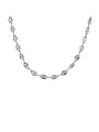 Collana Unisex Marlù 33cn0027 in Acciaio Silver