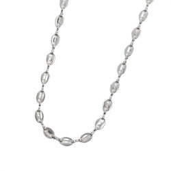 Collana Unisex Marlù 33cn0027 in Acciaio Silver