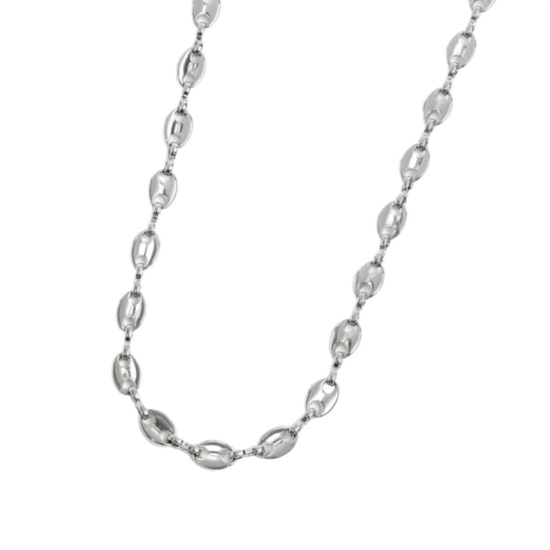 Collana Unisex Marlù 33cn0027 in Acciaio Silver