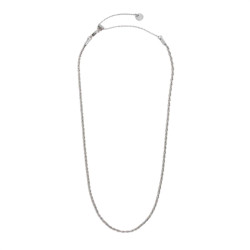 Collana Unisex Marlù 33cn0028 Catena Corda Acciaio Silver