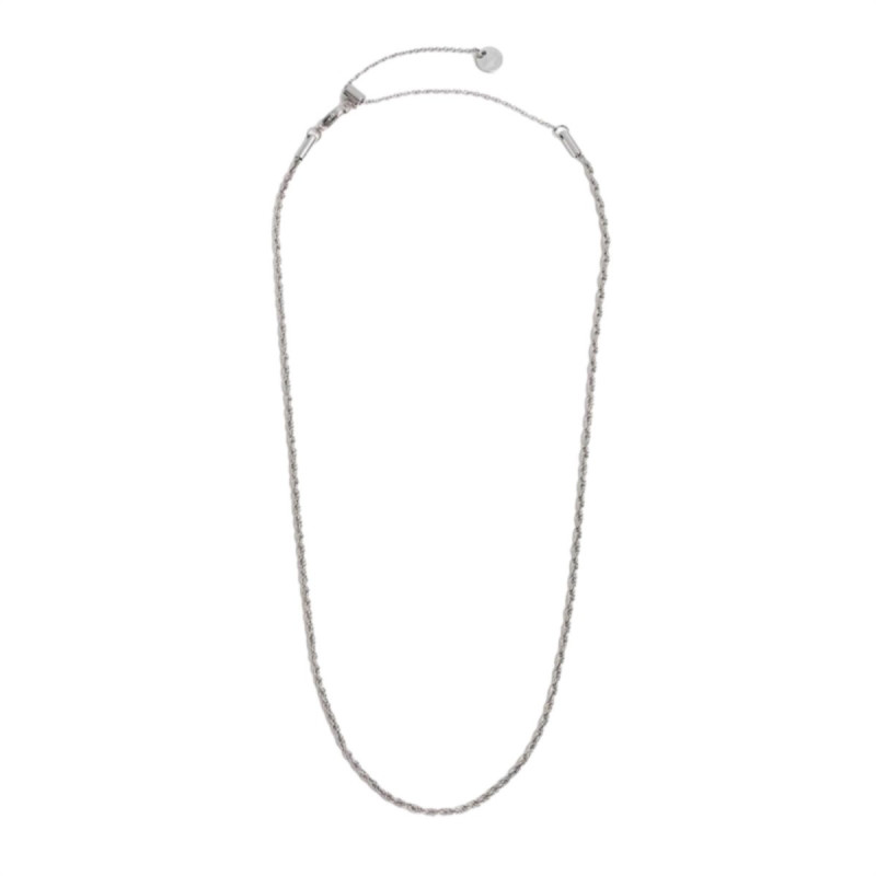 Collana Unisex Marlù 33cn0028 Catena Corda Acciaio Silver Collana Unisex Marlù 33cn0028 Catena Corda Acciaio Silver