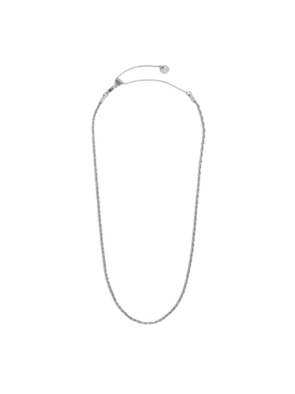 Collana Unisex Marlù 33cn0028 Catena Corda Acciaio Silver