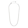 Collana Unisex Marlù 33cn0028 Catena Corda Acciaio Silver