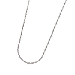 Collana Unisex Marlù 33cn0028 Catena Corda Acciaio Silver