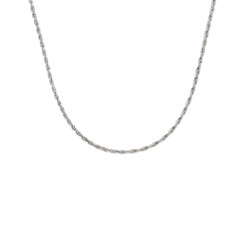 Collana Unisex Marlù 33cn0028 Catena Corda Acciaio Silver