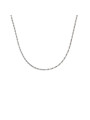 Collana Unisex Marlù 33cn0028 Catena Corda Acciaio Silver