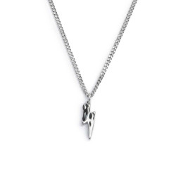 Collana Unisex Marlù 33CO0023 Acciaio Silver Fulmine