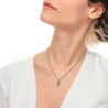 Collana Unisex Marlù 33CO0023 Acciaio Silver Fulmine